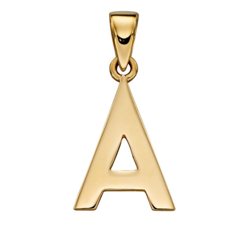 Gold Letter 'A' Pendant (GP 2200)